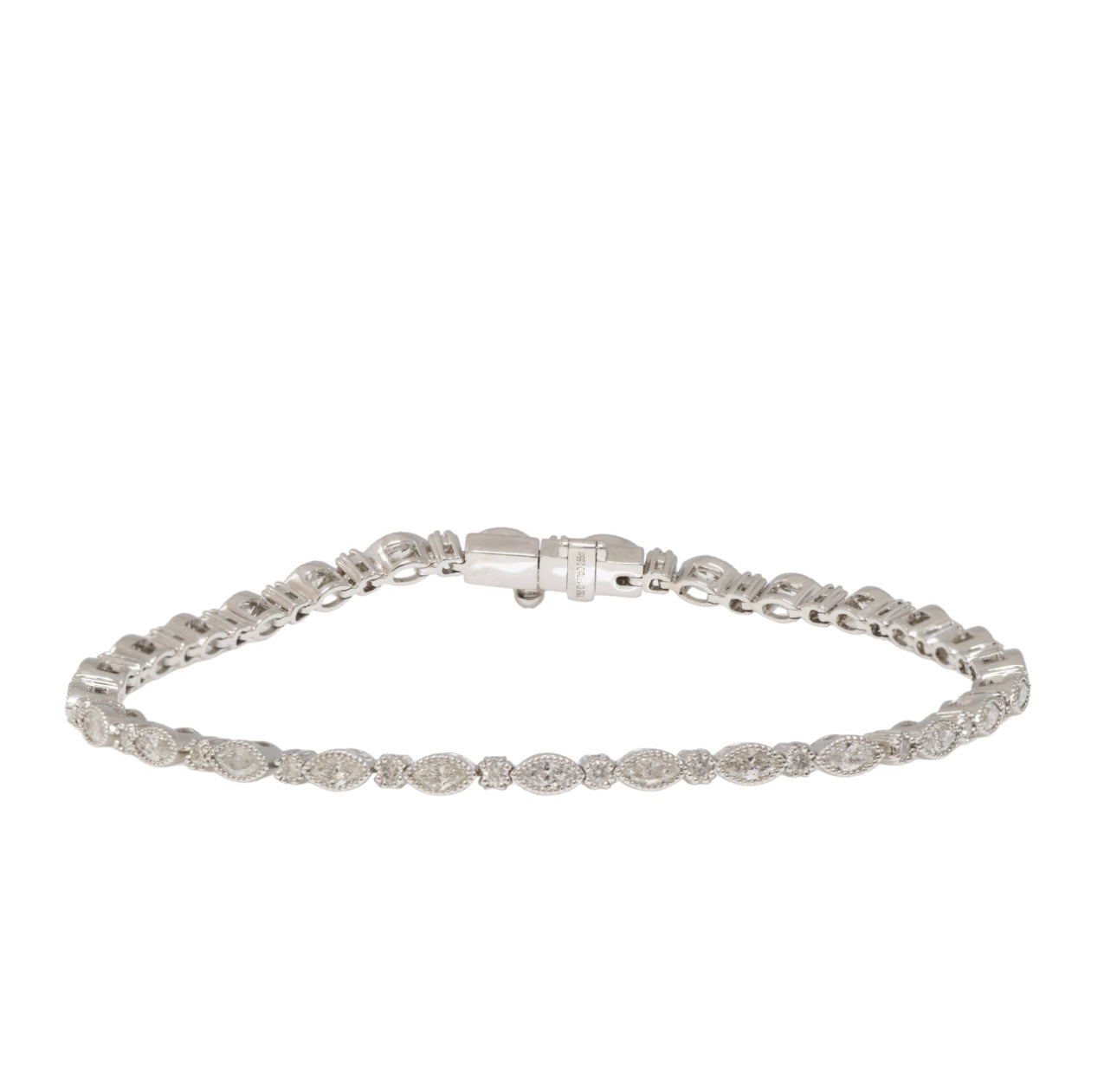 18ct White Gold Diamond Bracelet