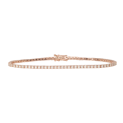 1.99ct 14ct RG Diamond Tennis Bracelet