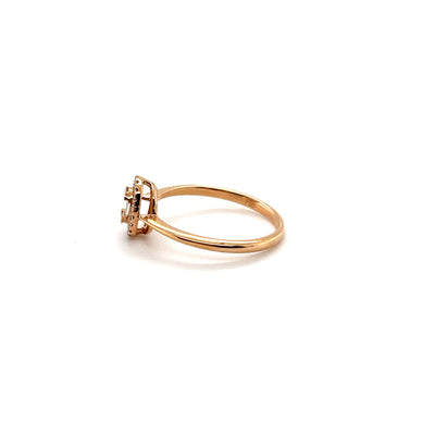 'Molly' 18CT Rose Gold Diamond Ring